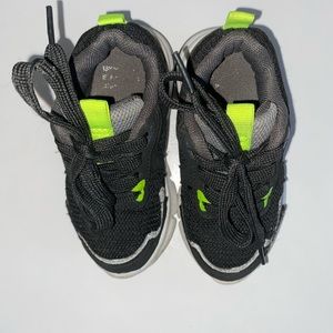 black and green sneakers size 6 infant